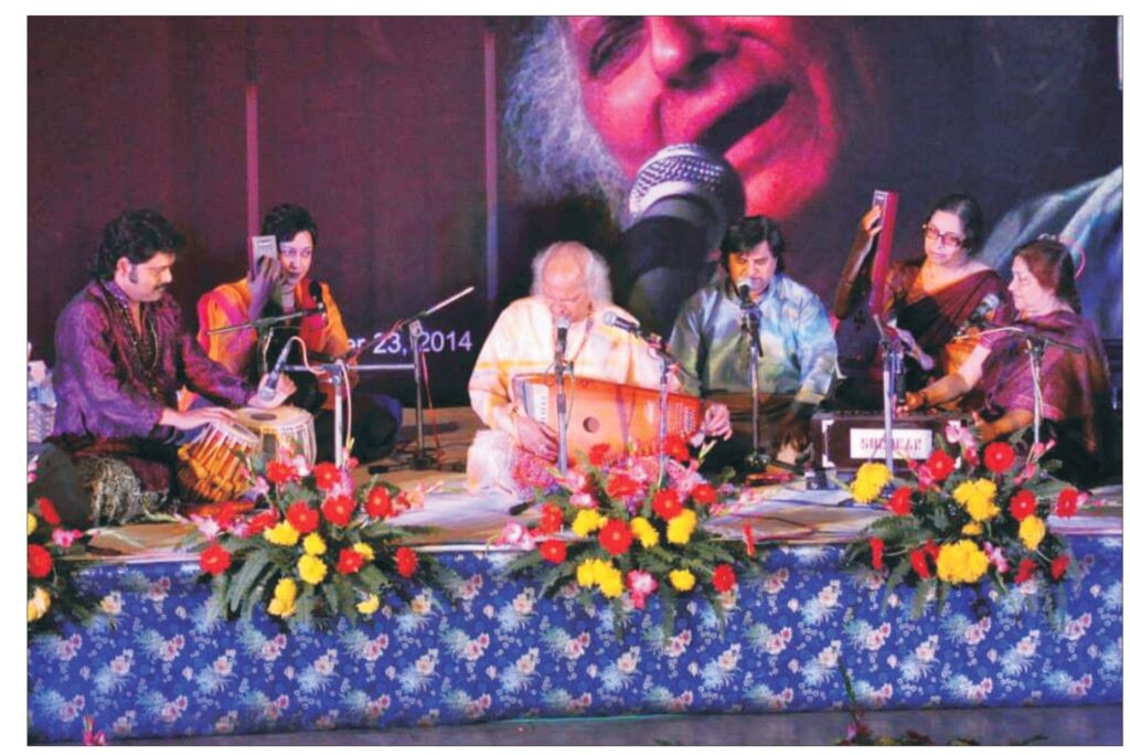 Kathmandu, Nepal in an International festival with Padmavibhushan Pandit Jasraj ji.